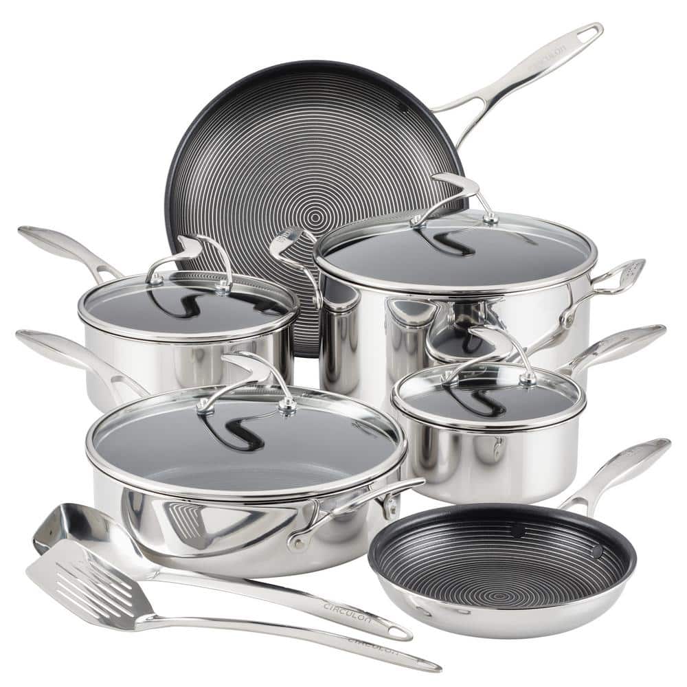  Deco Chef 12-Piece Stainless Steel Professional Tri-Ply Cookware  Set with Riveted Handles, Luxury Pots and Pans for Even and Consistent  Restaurant Quality Cooking: Home & Kitchen