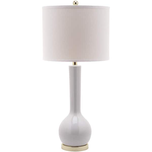 SAFAVIEH Mae 30.5 in. White Table Lamp