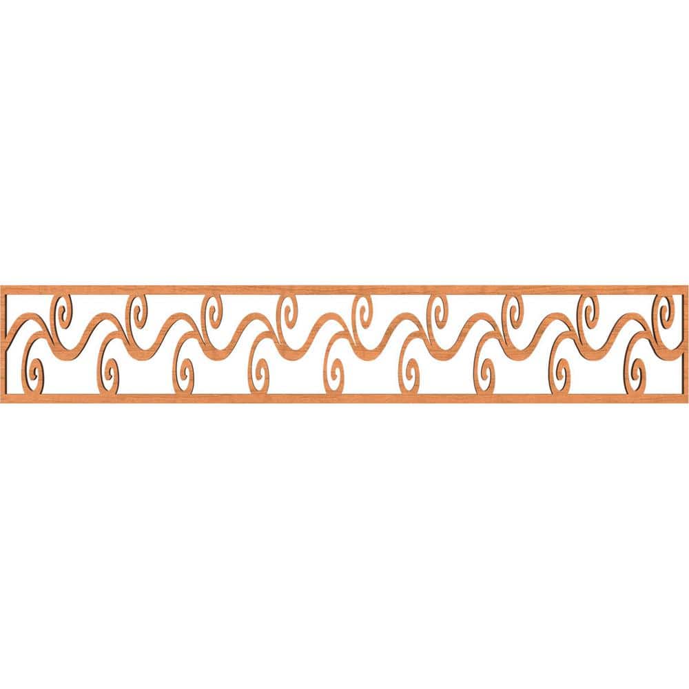 Tilden Fretwork 0.375 in. D x 46.625 in. W x 8 in. L Cherry Wood Panel Moulding price history on PriceWatchPro