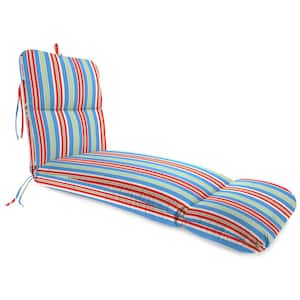 74 in. L x 22 in. W x 5 in. T Rectangular Outdoor Chaise Lounge Cushion in Rolland Opal
