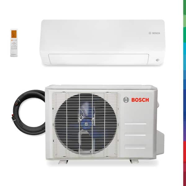 Bosch Gen 2/3 Climate 5000 Energy Star 12,000 BTU 1 Ton Ductless Mini Split Air Conditioner and Heat Pump 115-Volt