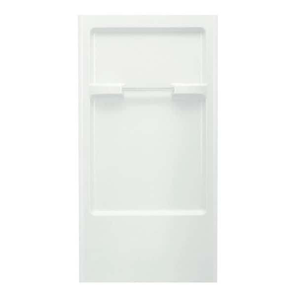 STERLING Advantage 2-7/8 in. x 36 in. x 66-1/4 in. 1-Piece Direct-to-Stud Back Shower Wall in White