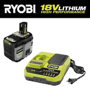 ONE+ 18V 12.0 Ah Lithium-Ion HIGH PERFORMANCE Battery with ONE+ 18V 8A Rapid Charger