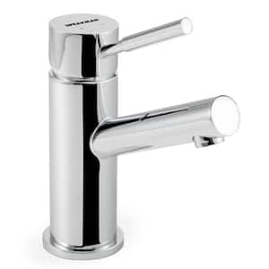 Neo Single Hole Single-Handle Bathroom Faucet with Drain Assembly in Polished Chrome
