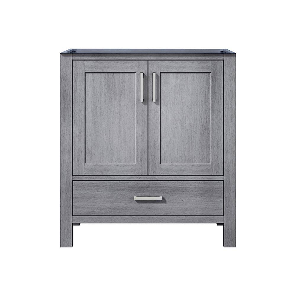 Jacques 30" Distressed Grey Solid Birch Bathroom Vanity