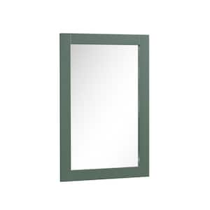 Galsaky 22 in. W x 32 in. H Rectangular Framed Surface-Mount Bathroom Vanity Mirror in Forest Green