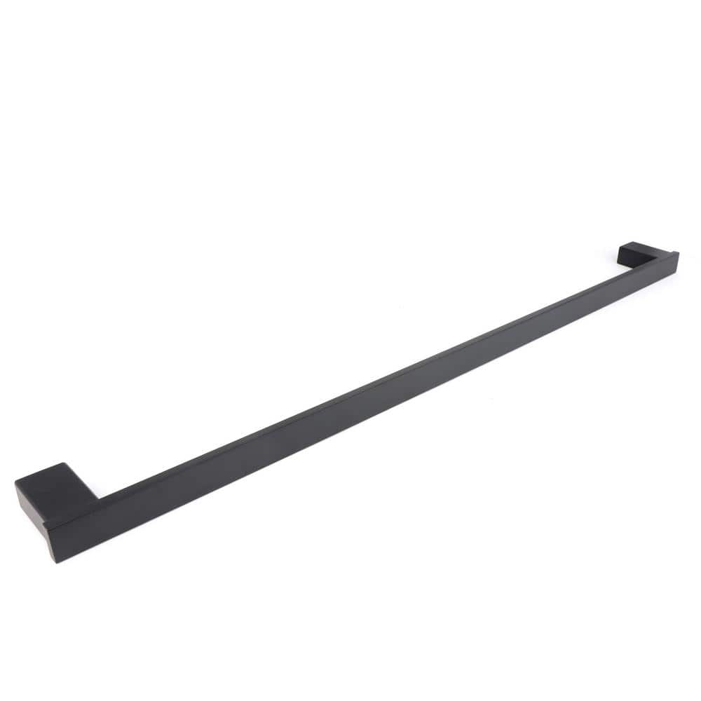 Florence 34 in. Bathroom Towel Bar in Black