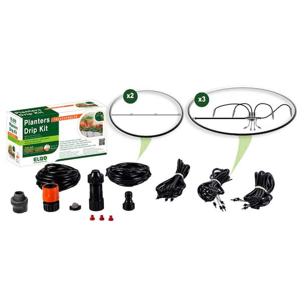 Elgo Planters Drip Kit - 12 Dripper Set