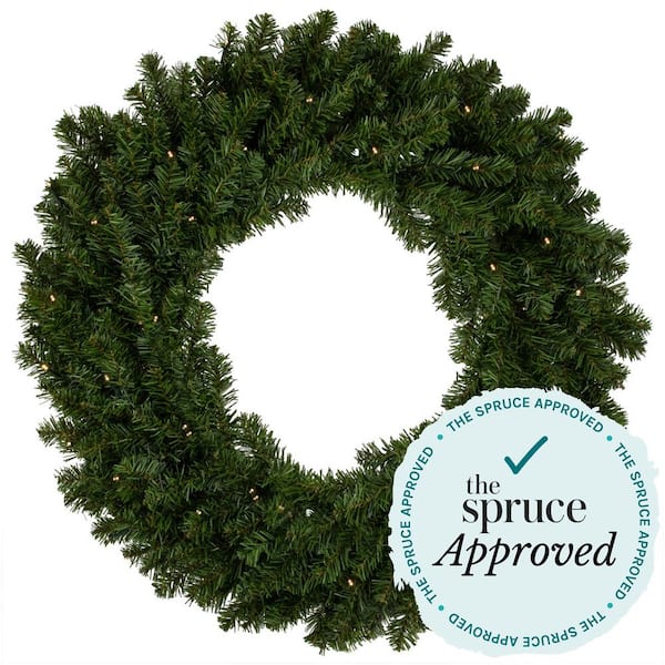 Northlight 6 ft. Unlit Canadian Pine Artificial Christmas Wreath