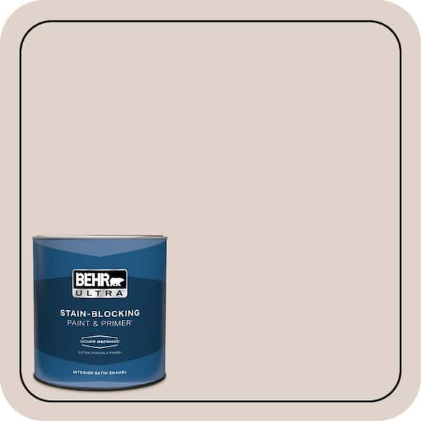 BEHR ULTRA 1 qt. #MQ3-07 Vision of Light Extra Durable Satin Enamel Interior Paint & Primer