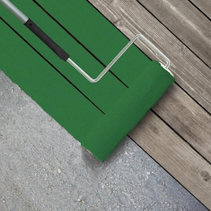 1 gal. #450B-7 Green Grass Textured Low-Lustre Enamel Interior/Exterior Porch and Patio Anti-Slip Floor Paint