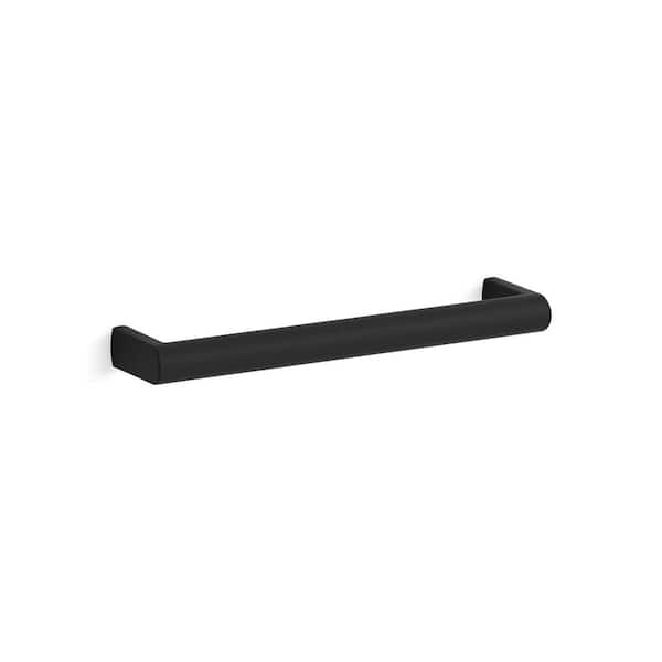 Components 7 in. (178 mm) Drawer Pull in Matte Black