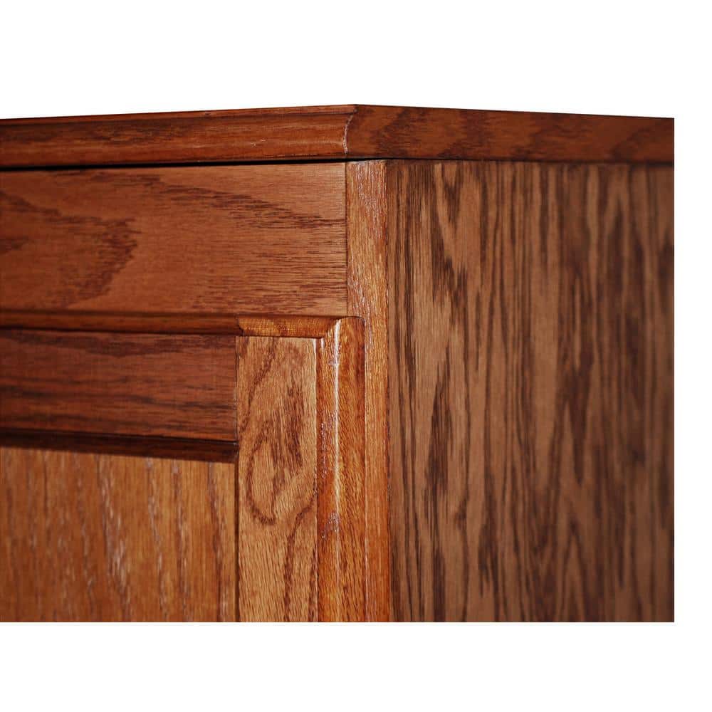 Espresso Oak 60" Office Storage Cabinet with Adjustable Shelves
