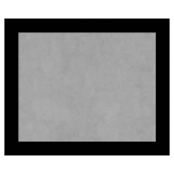 Amanti Art Basic Black Narrow 23 in. x 19 in. Framed Magnetic Board