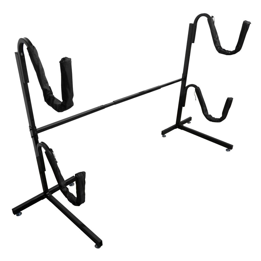 Heavy-Duty Black Steel Kayak/SUP Standing Storage Rack
