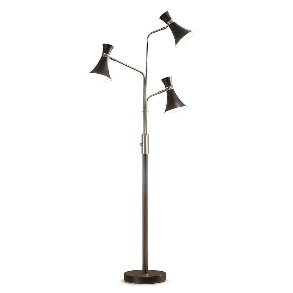 black track tree floor lamp