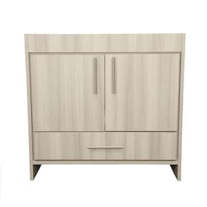 Pacific 36 in. W x 18 in. D Modern Bath Vanity Cabinet Only in Ash Gray