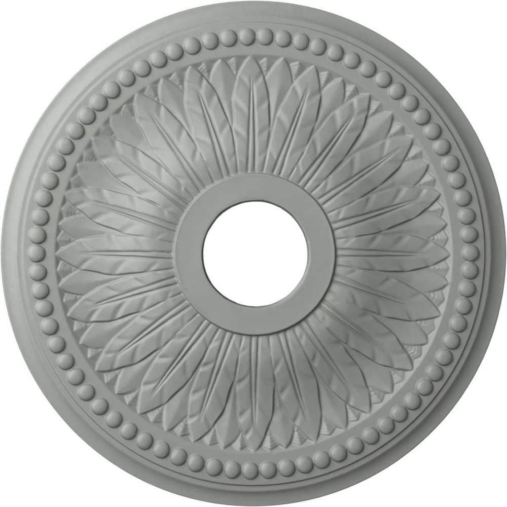 Primed White 18" Decorative Polyurethane Ceiling Medallion