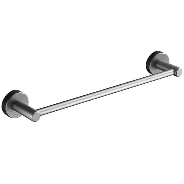 Zalerock Extendable 15.7" to 25.5" Towel Bar Wall Mounted in Brushed Nickel