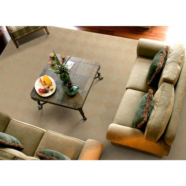Diamond Tan 9 ft. x 12 ft. Area Rug
