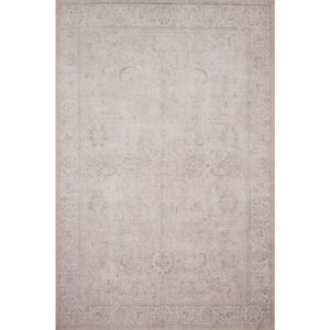 Loren Sand 8 ft. 4 in. x 11 ft. 6 in. Distressed Bohemian Printed Area Rug