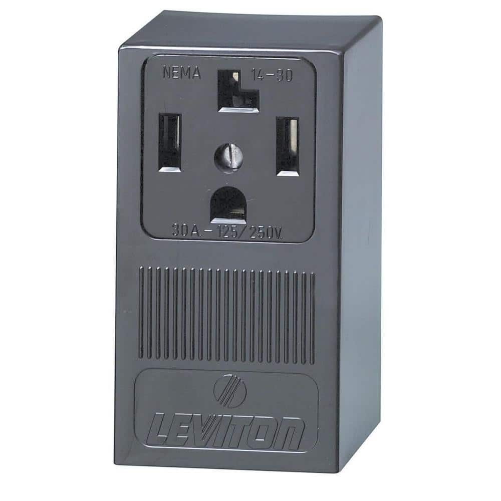 30 Amp Single Surface Mounted Single Outlet, Black 55054-P00 price history on PriceWatchPro