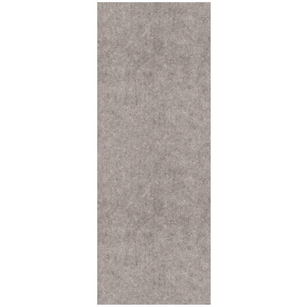 Ottomanson Premium Absorbent Non-Slip Rug Pad, Spill Protection and Floor Safety 3 ft. X 19 ft. Polyester Garage Flooring, Beige