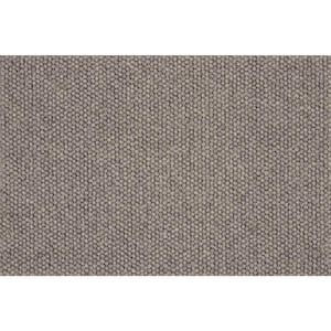 Four Square - Cobblestone - Beige 13.2 ft. 56 oz. Wool Berber Installed Carpet