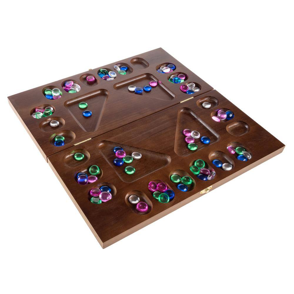 Hey! Play! Wooden Folding Mancala Game HW3500098 - The Home Depot