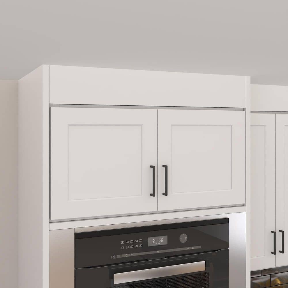36 in. W x 24 in. D x 18 in. H Ready to Assemble Wall Kitchen Cabinet in White with 2 Door price history on PriceWatchPro
