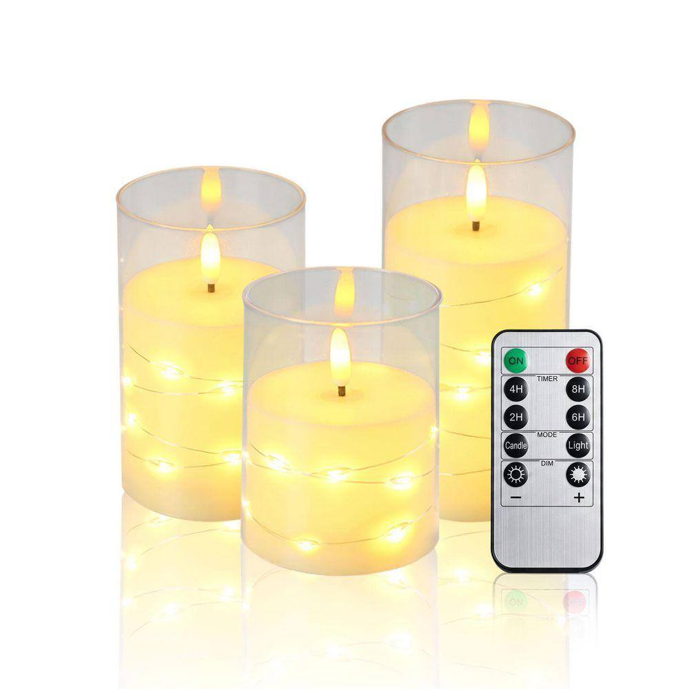 Jebeete Ivory Battery Operated String Light Pattern Unscented