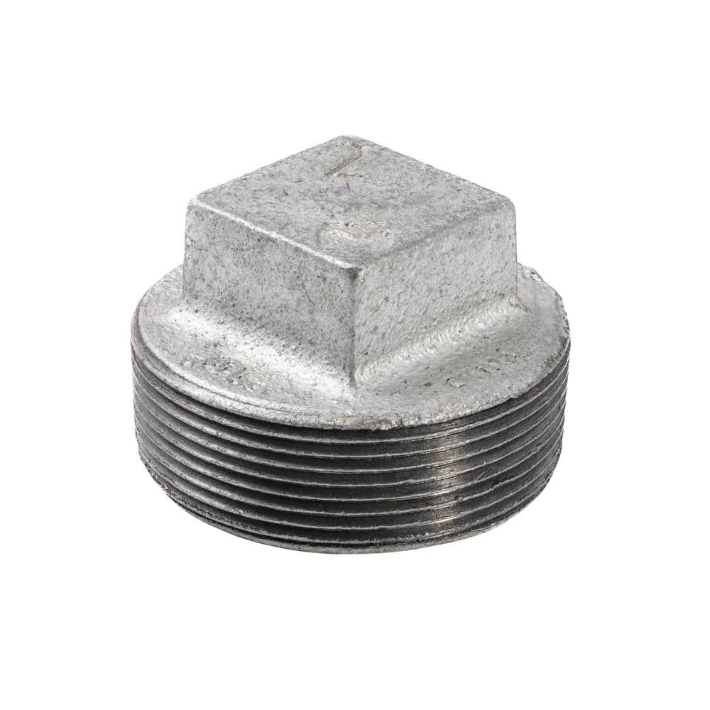 UPC 032888405783 product image for 2 in. Galvanized Black Iron MPT Plug Fitting | upcitemdb.com