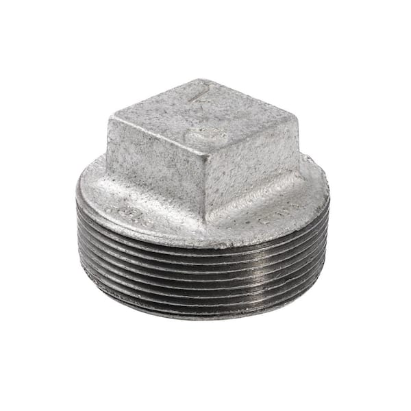 Southland 2 in. Galvanized Black Iron MPT Plug Fitting