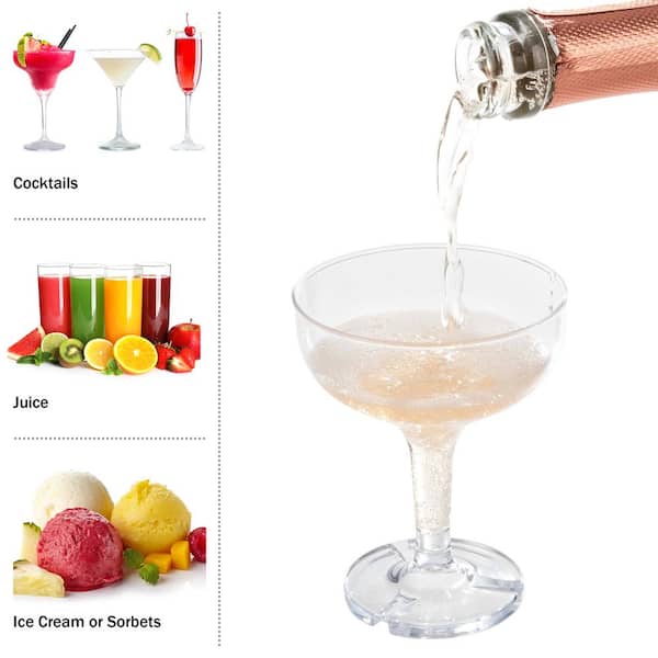 Snapklik.co : Lillian Tablesettings 96 Count Preiu Chapagne Flutes 6 Oz. Clear Hard Plastic