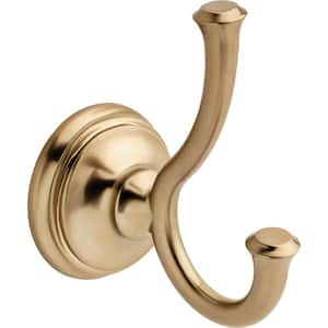 Cassidy Double Towel Hook in Champagne Bronze