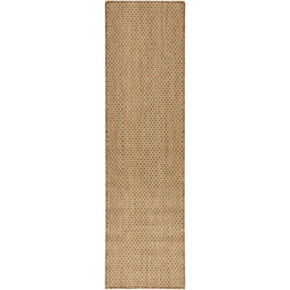 Courtyard Jute 2 ft. x 6 ft. All-over design Contemporary Runner Area Rug price history on PriceWatchPro