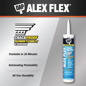 Alex Flex 10.1 oz. White Premium Molding and Trim Sealant (2-Pack)