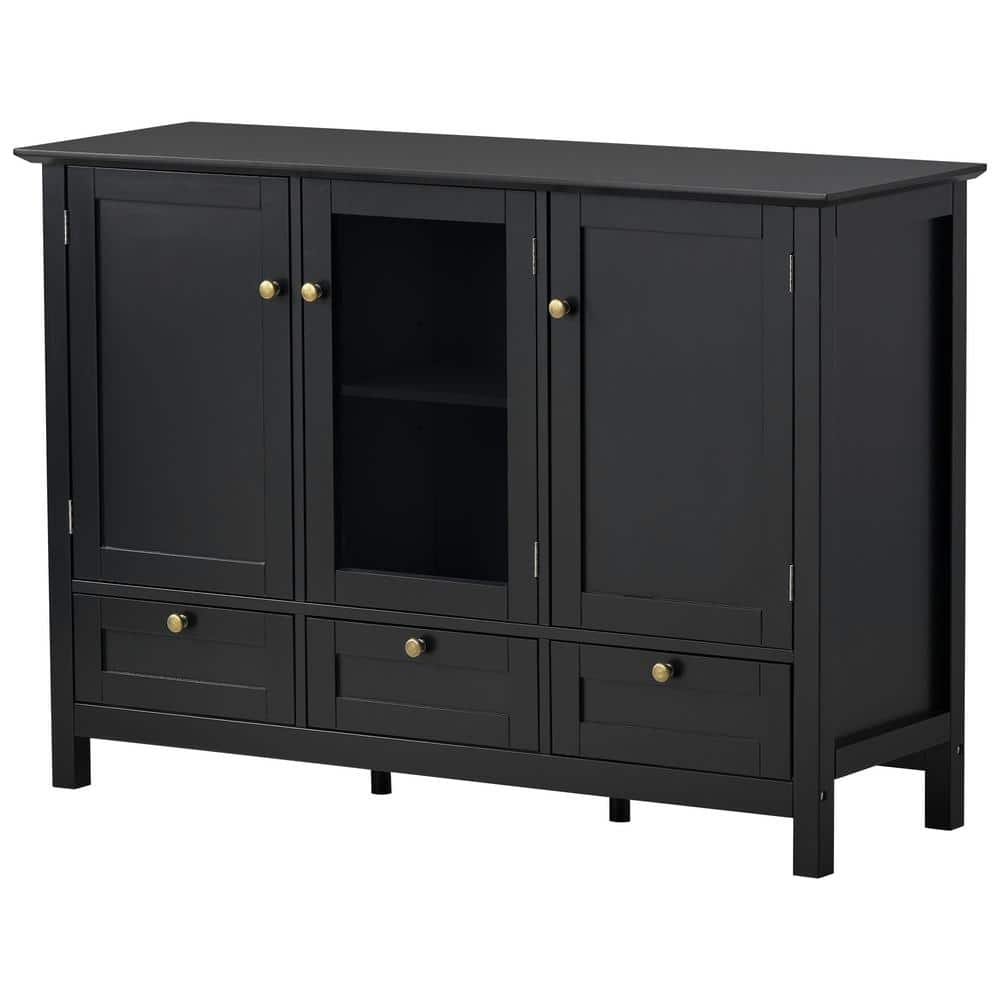 aisword 44.9'' Accent Cabinet Modern Console Table Sideboard with 2 ...