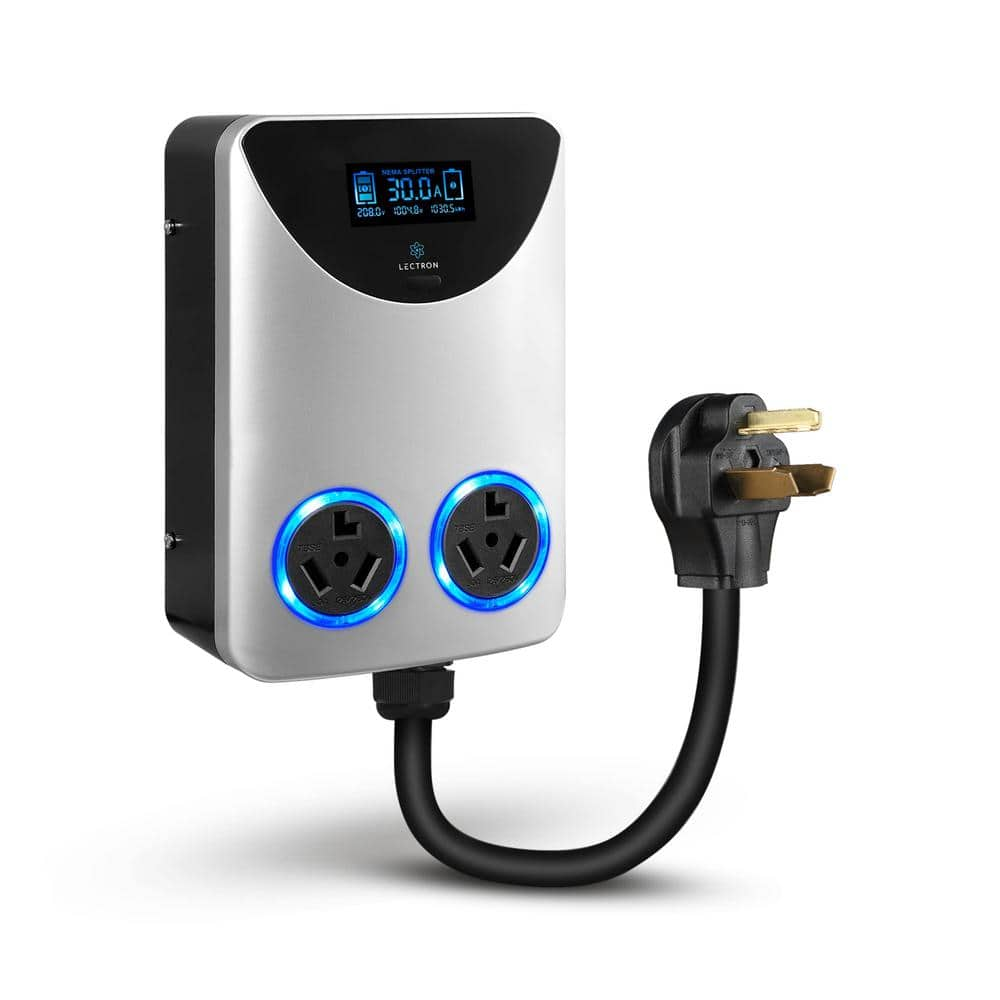 LECTRON NEMA Socket Splitter - Power Your EV Charger and High-Powered ...