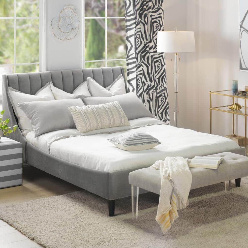 Aspen upholstered on sale platform bed