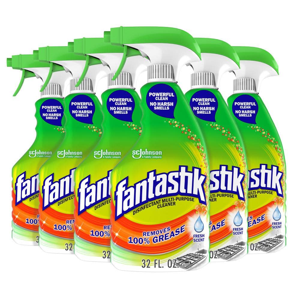 Fantastik 32 fl. oz. Fresh Scent AllPurpose Cleaner Trigger (6Pack) 306387 The Home Depot