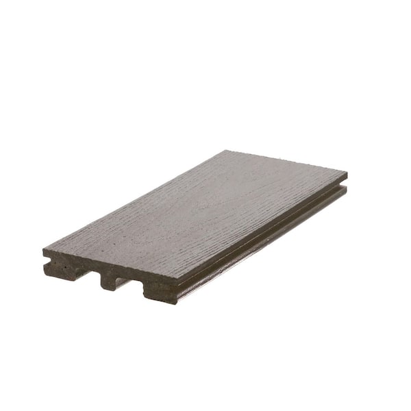 Optima Dekk LT 1 in. x 6 in. x 20 ft. River Stone Grooved Edge Composite Deck Board
