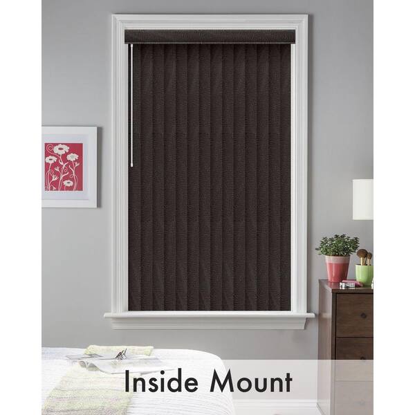 Bali Cut-to-Size Maui Black 3.5 in. PVC Louver Set - 64.5 in. L (9-Pack)