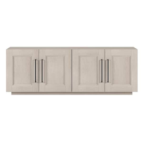 Meyer&Cross Merrimac 68 in. Alder White TV Stand Fits TV's up to 75 in.