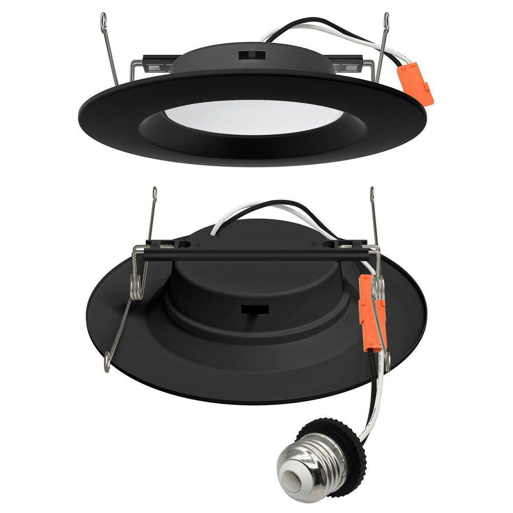 NICOR IXD 6 in. Black Selectable CCT Housing Required Integrated