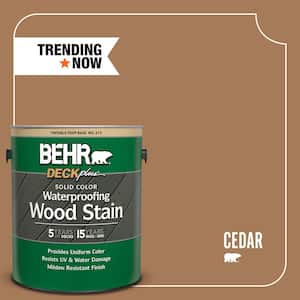 1 gal. #SC-146 Cedar Solid Color Waterproofing Exterior Wood Stain