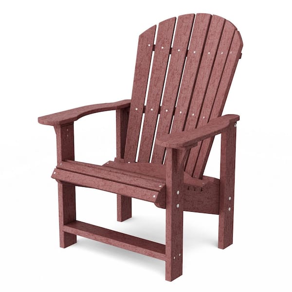 Wildridge Heritage Cherrywood Plastic Outdoor Upright Adirondack