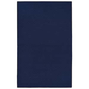 Town Square Navy 12 ft. x 15 ft. Geometric Area Rug