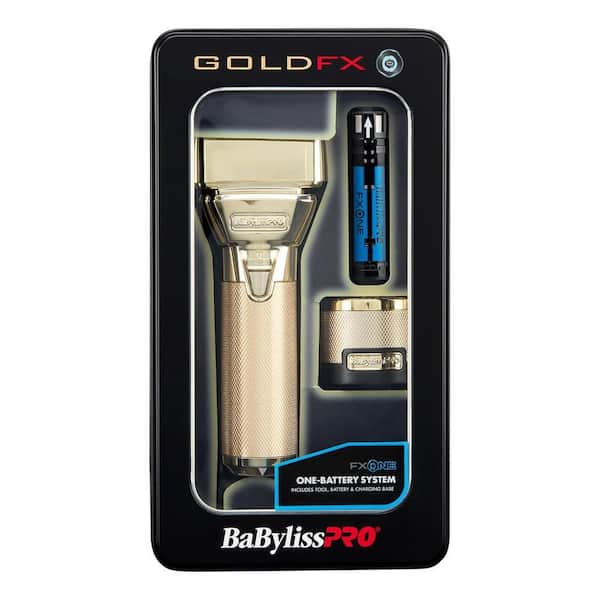 BABYLISSPRO® FXONE™ SHAVER FX79FSG FXONE Gold Double Foil Shaver (FX79FSG) | BaBylissPRO