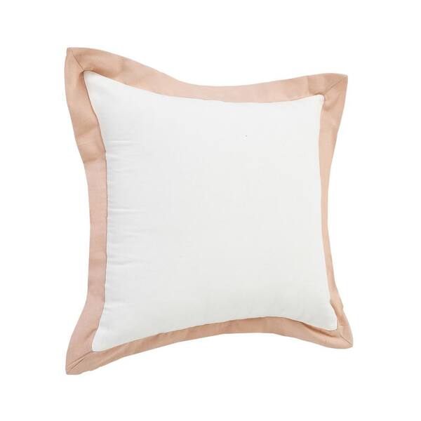small pink throw pillow